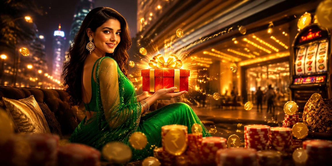 Player enjoying slot game with bonus credits in Delhi
